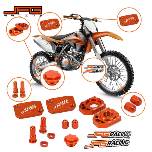 Couvre-réservoir de frein et d'embrayage CNC — KTM SX EXC XC XCW 125-530