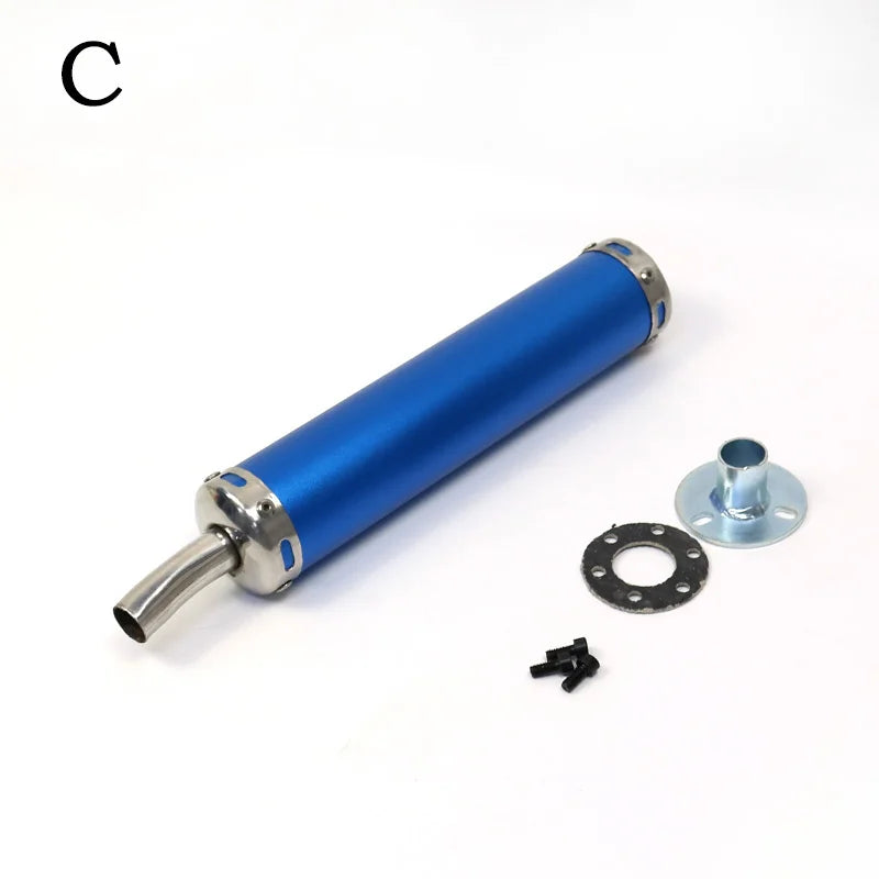 7 Color 50-250CC Universal Motorcycle Racing Exhaust Muffler 2 Stroke Motorcycle Exhaust Pipe Muffler