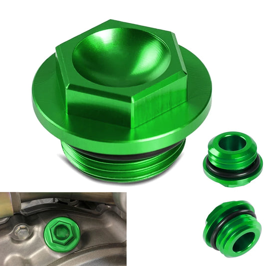 Bouchon de remplissage d'huile moteur CNC — Kawasaki KX KXF KLX 2004-2023