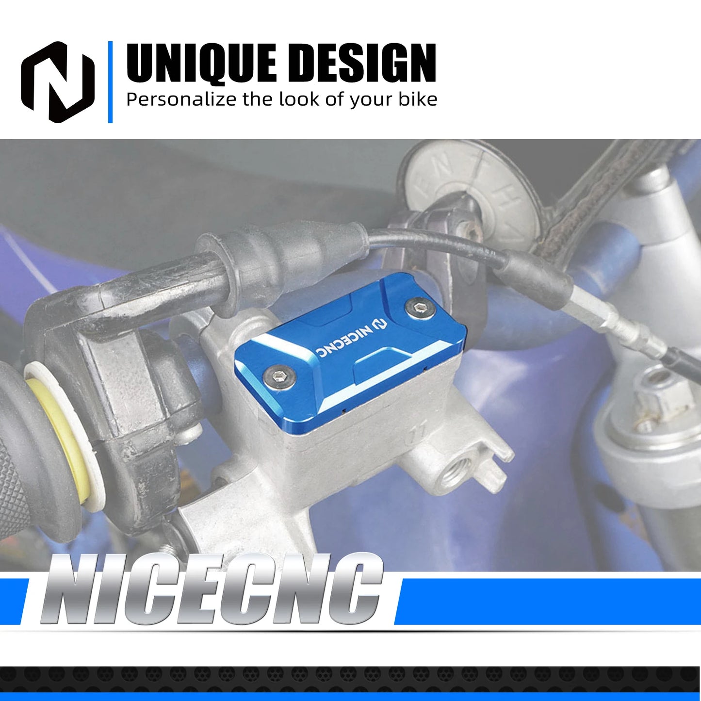Bouchon de réservoir de liquide de frein CNC — Yamaha YZ YZF WR 65-450