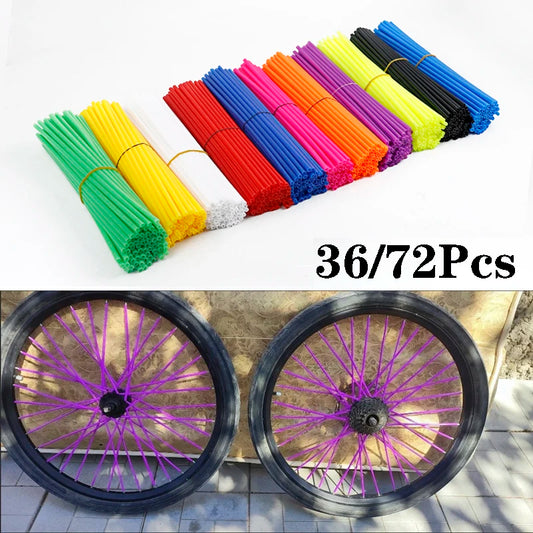 Kit habillage rayons roue 36/72 pcs — Moto cross universel