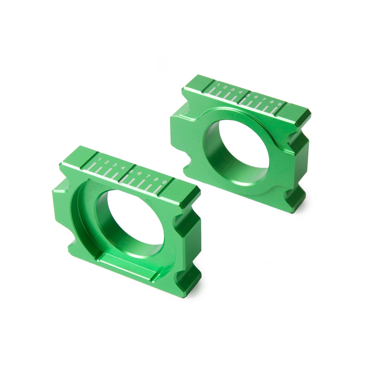 Blocs d'axe de roue arrière réglage chaîne — Kawasaki KX125 KX250 KXF250 KXF450 KLX450R
