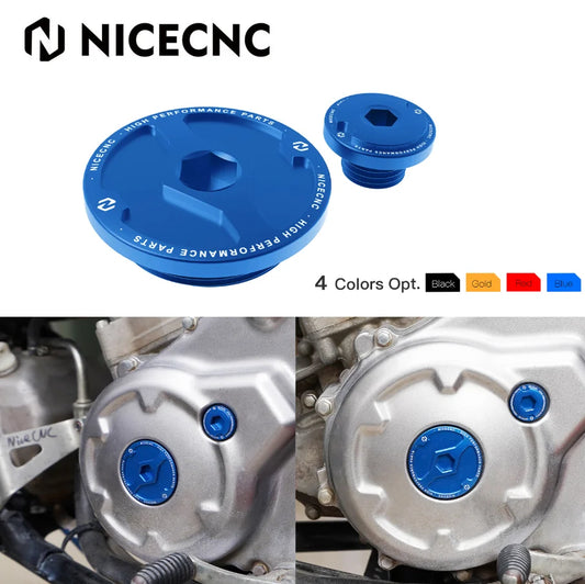Kit bouchons carter moteur CNC — Yamaha Raptor 700 660 Grizzly 550 YZ250F YZ450F