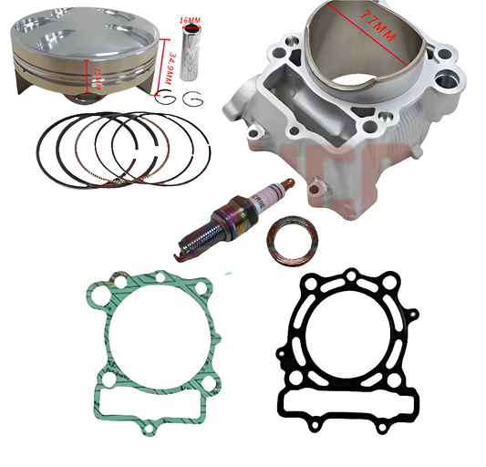 Kit haut moteur piston cylindre pour YAMAHA WR250F YZ250F YZ250 2001-2013