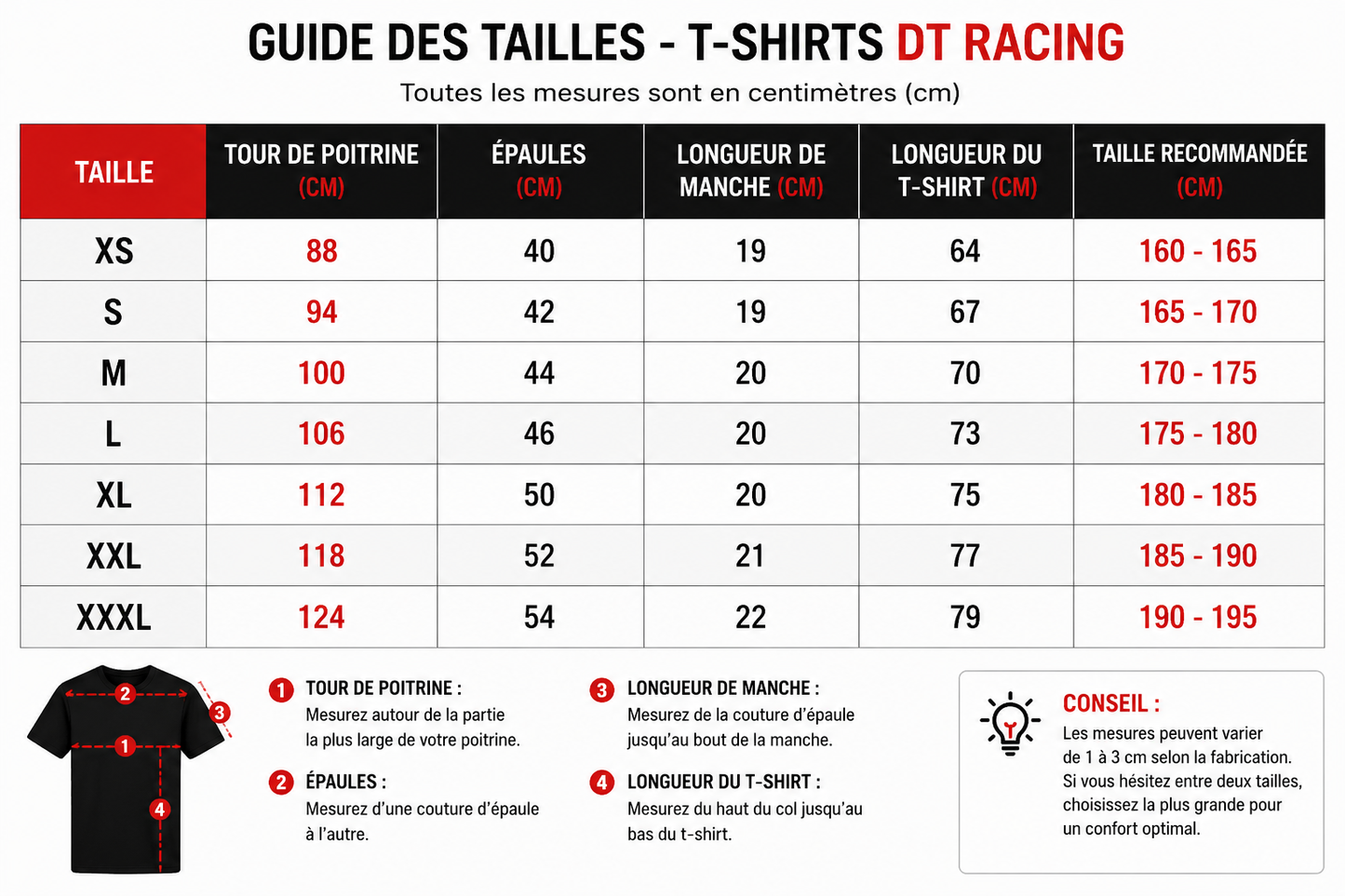 T-shirt DT racing