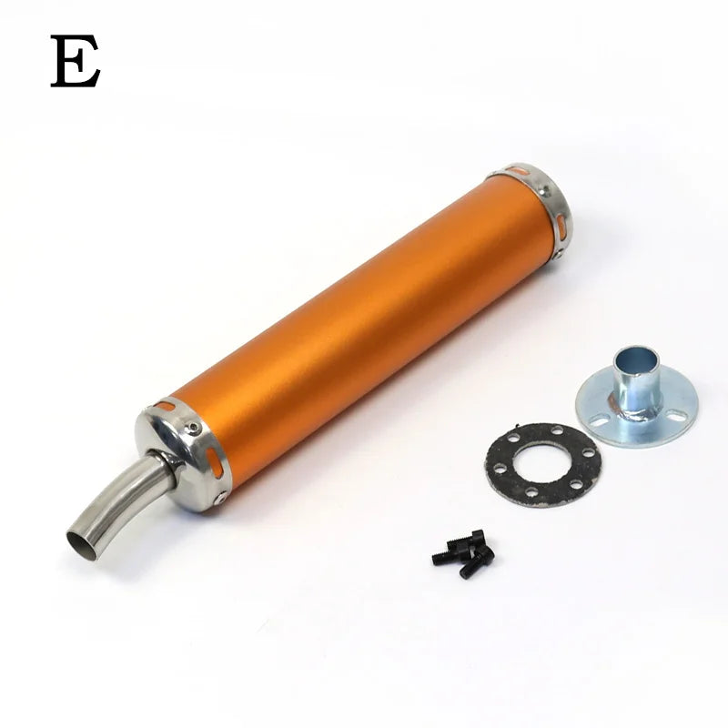 7 Color 50-250CC Universal Motorcycle Racing Exhaust Muffler  2 Stroke Motorcycle Exhaust Pipe Muffler