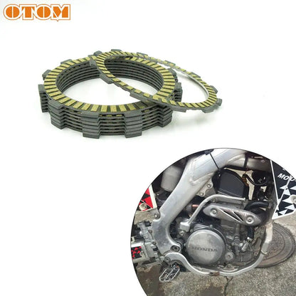 Kit disques d'embrayage friction OTOM — Honda CRF250R 2008-2020 / CRF250X 2004-2019