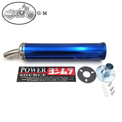60X280mm Metal 50-250CC Universal Motorcycle Racing Modified Muffler 2 Stroke Exhaust Pipe