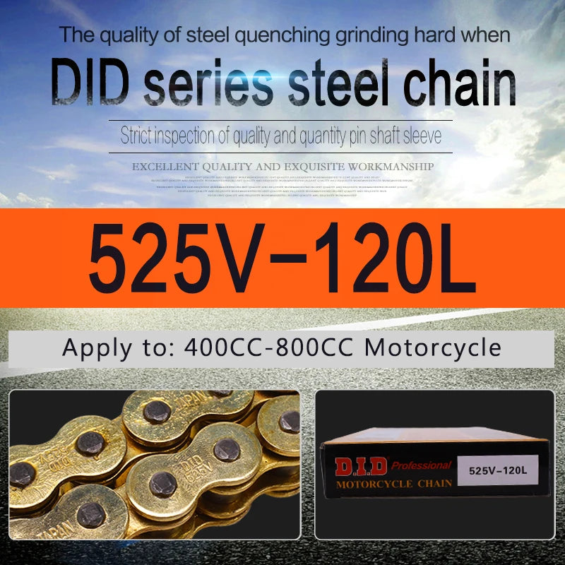 Chaîne o-ring / x-ring 428-530 — Moto cross & enduro 120-136 maillons