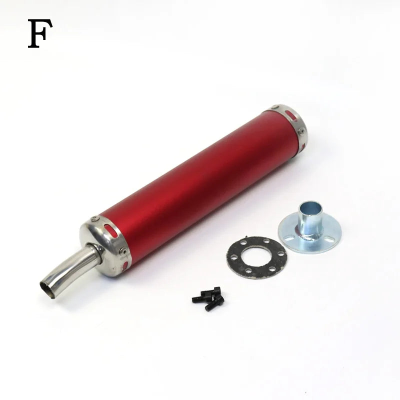 7 Color 50-250CC Universal Motorcycle Racing Exhaust Muffler  2 Stroke Motorcycle Exhaust Pipe Muffler