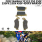 Plaquettes de frein avant & arrière cuivre — Yamaha YZ125 YZ250 YZ250F YZ450F WR450F
