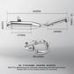 YZ250F YZF250 WR250F XXF 250 Motorcycle Exhaust Muffler Escape Pipe Full Exhaust System 2019-2024
