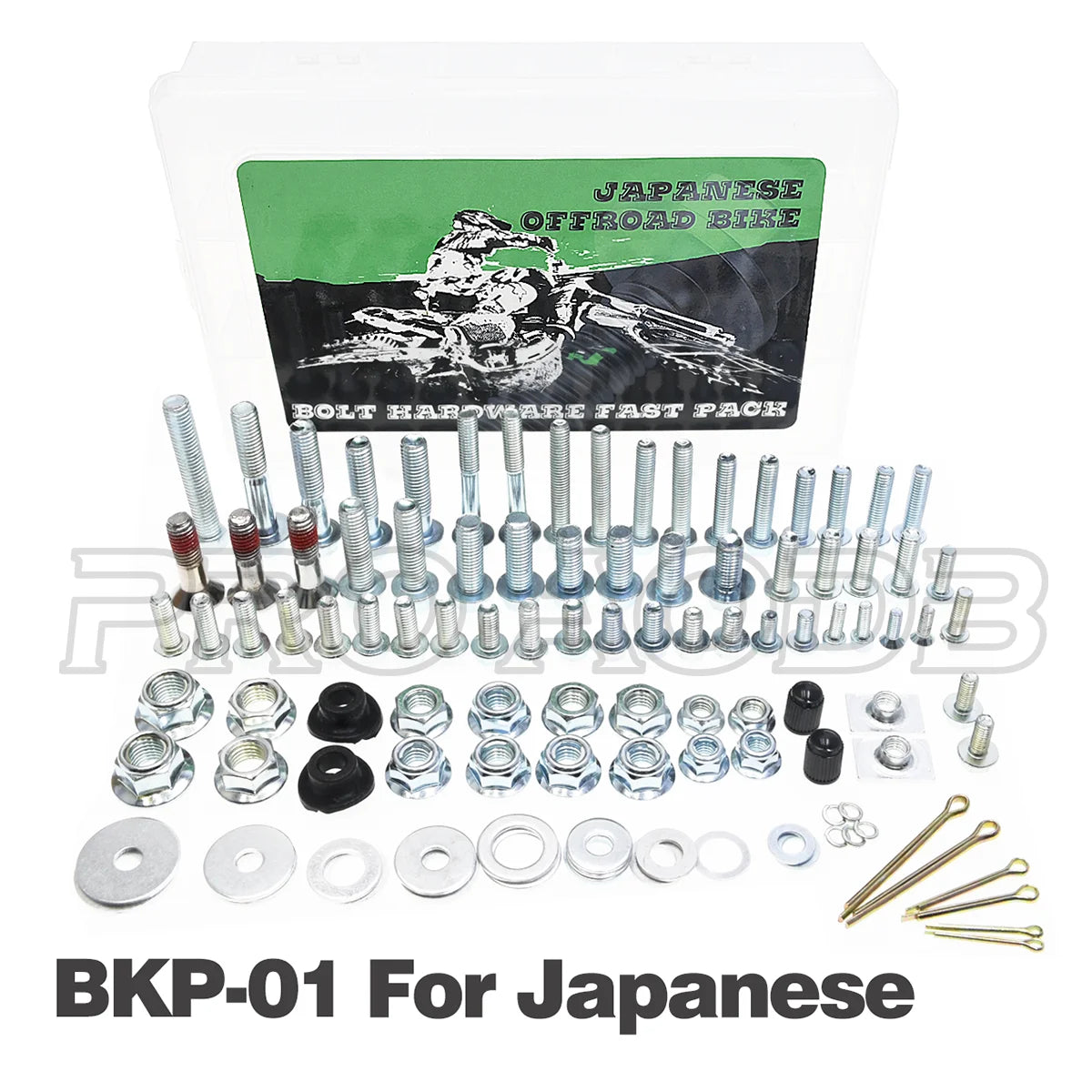 Kit visserie carénage plastiques — Kawasaki KX KLX KXF 80-450 2003-2025