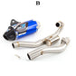 Motorcycle Exhaust Full System Muffler Escapes For HONDA CRF150 CRF230 CRF250 Motorcycle Modified Exhaust Pipe Front Off Road