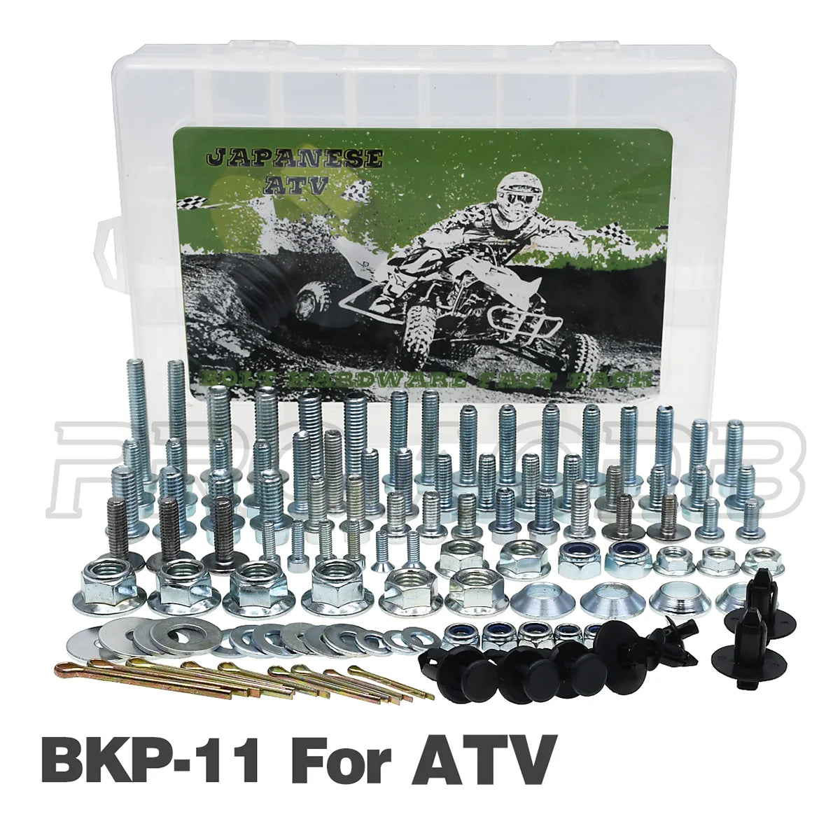 Kit visserie carénage plastiques — Kawasaki KX KLX KXF 80-450 2003-2025
