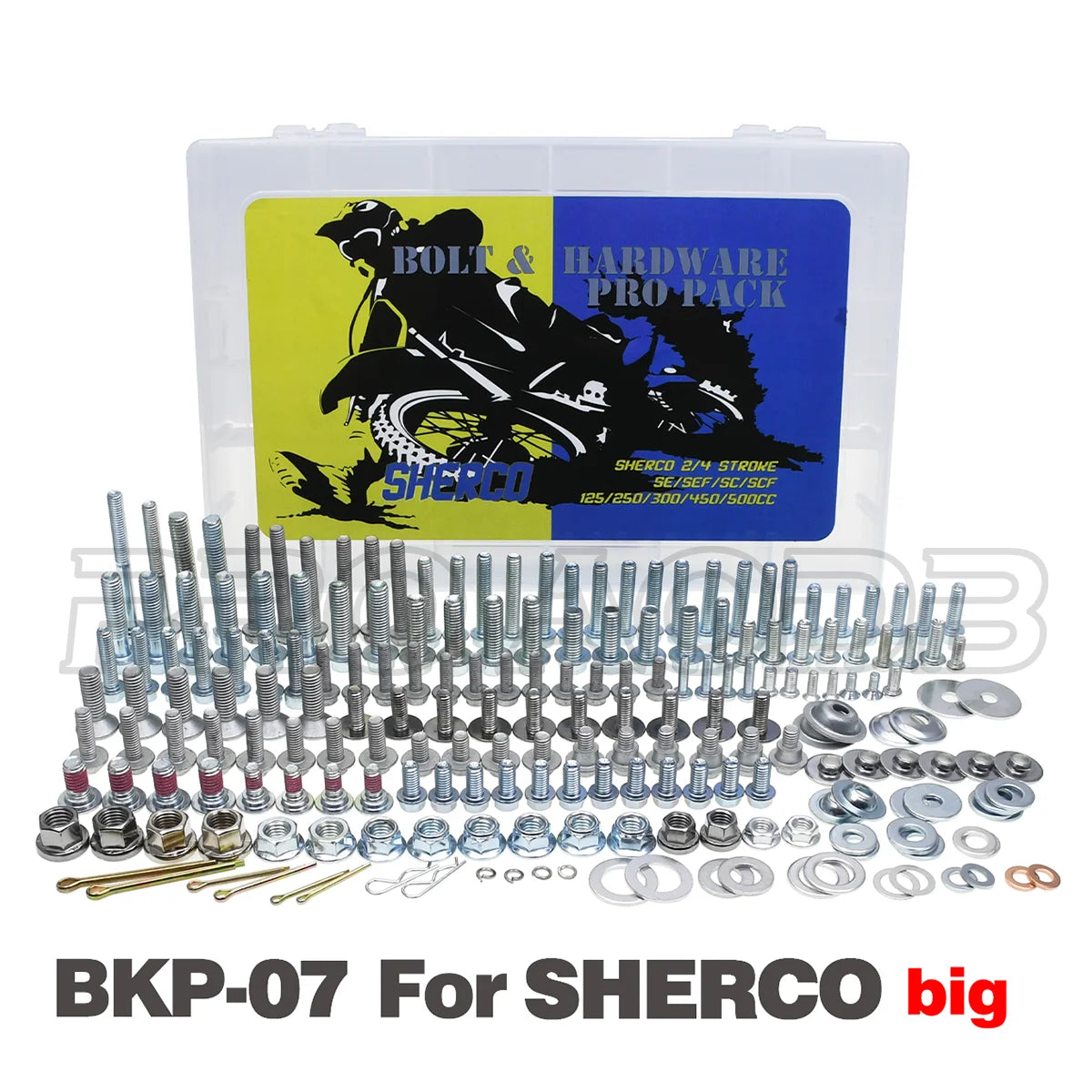 Kit visserie carénage plastiques — Kawasaki KX KLX KXF 80-450 2003-2025