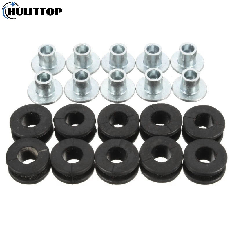 Kit de rondelles caoutchouc et joints moto 10 pcs — Honda / Yamaha / Suzuki