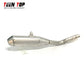 For Kawasaki KXF250 KX250 Slip-on Exhaust 2021+ Stainless Steel Exhaust Muffler Tailpipe KX KXF 250 Motorcycle Escape Moto Tube