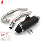 Real Picture For CRF230 CRF230F CRF150F Motorcross Exhaust Full Systems Motorcycle Muffler Slip on Escape Moto Front Pipe