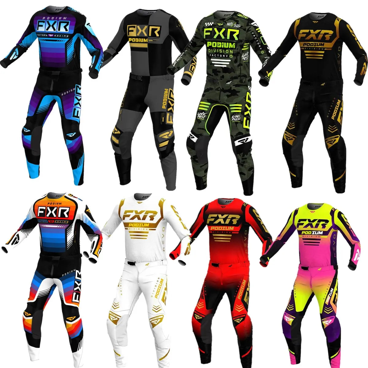 2026 Podium Motocross kits Shift Dirt Bike Gear Set Moto Off Road Jersey And Pant Enduro Motorcycle Jersey Set