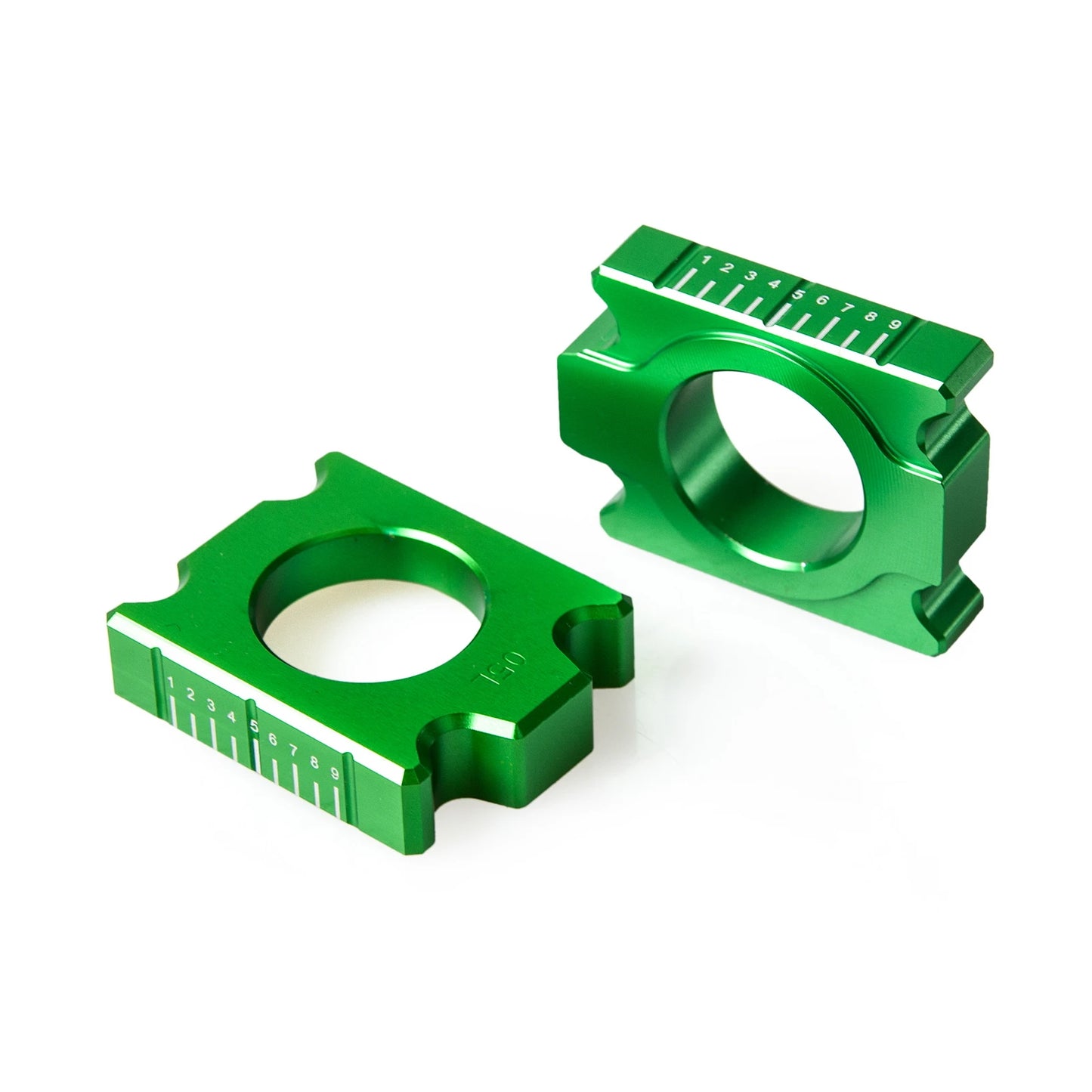 Blocs d'axe de roue arrière réglage chaîne — Kawasaki KX125 KX250 KXF250 KXF450 KLX450R