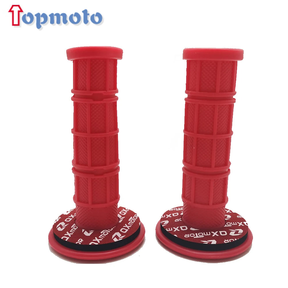 22mm 24mm Motorcycles Grip Dirt Bike Grips 7/8" Rubber Biker Scooter Handle Grip For Handlebar Mx Pillow Top Throttle 22mm Bar