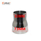 Size range 51mm to 89mm Universal Stainless Steel Straight Adapter Reducer Car Motorcycle Exhaust Muffler Pipeline Welded Pipe