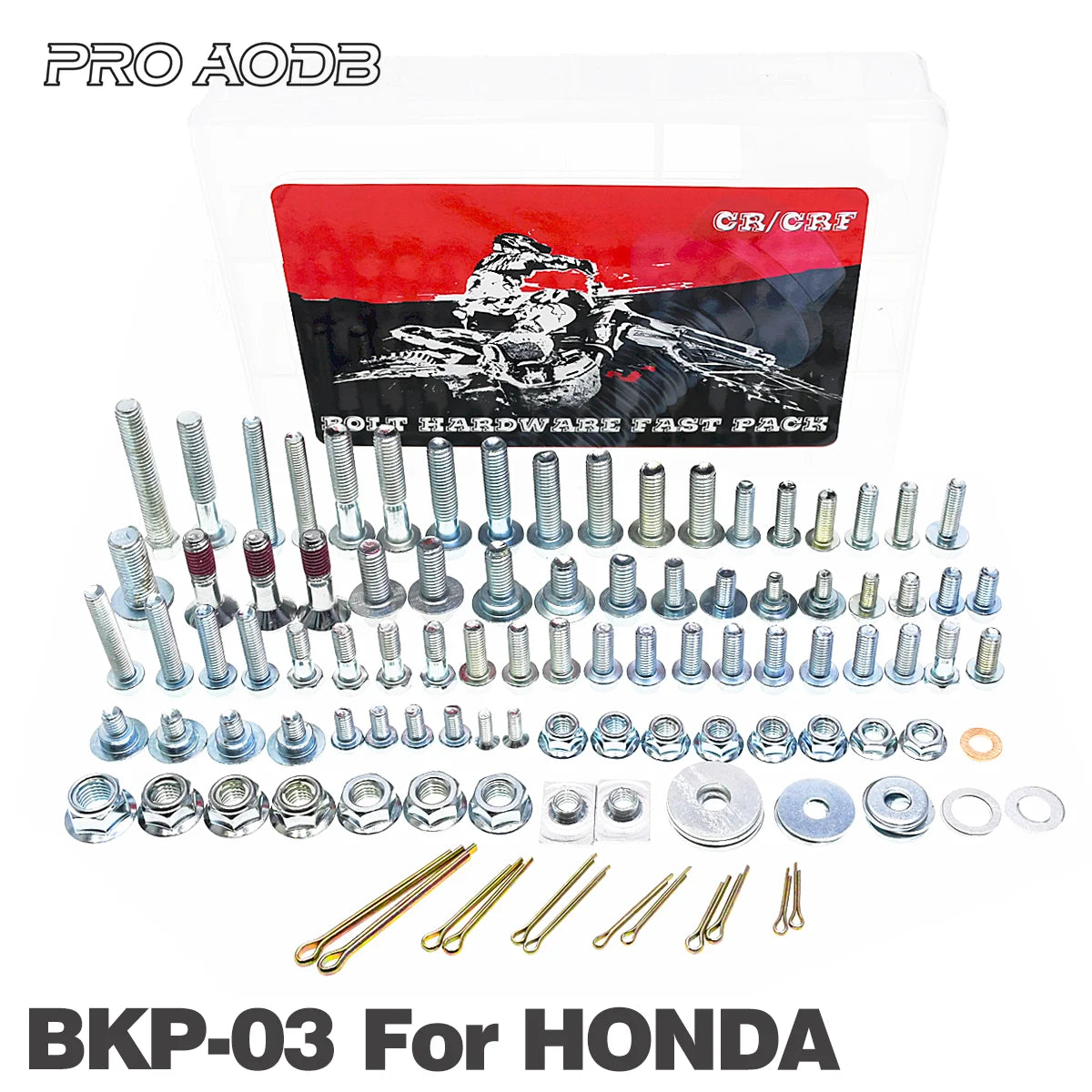 Kit visserie carénage plastiques — Kawasaki KX KLX KXF 80-450 2003-2025
