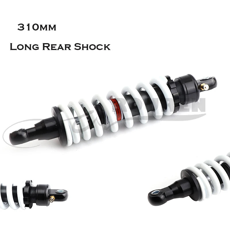 Amortisseur arrière 310 mm réglable — Dirt Bike Pit Bike ATV universel