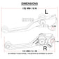 Levier d'embrayage et frein — Kawasaki KX KXF 65-450