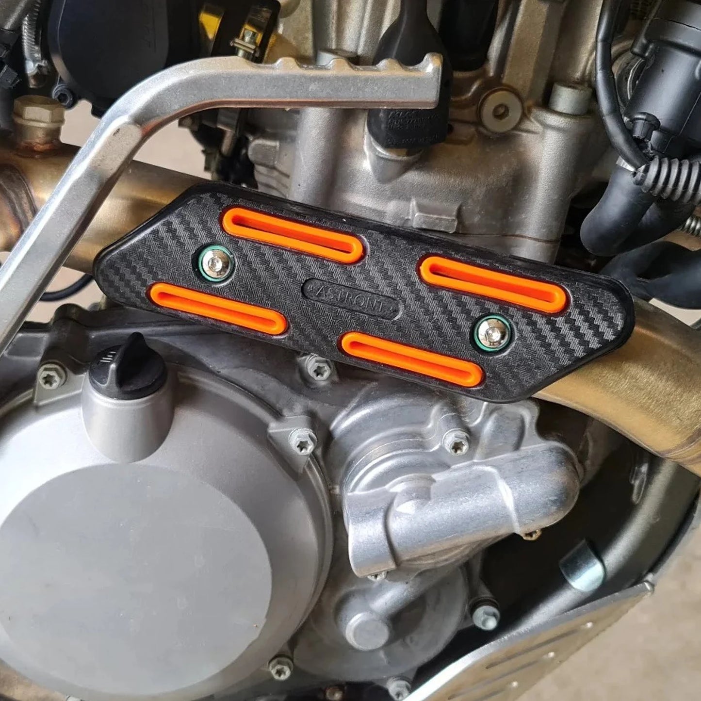 Protège-silencieux d'échappement aluminium CNC — Yamaha YZ WR 250F 450F