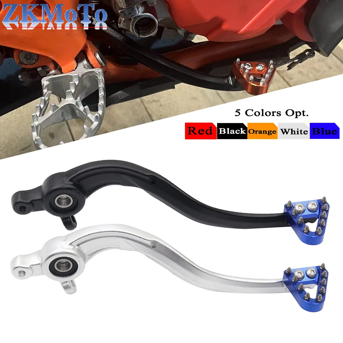Pédale de frein arrière CNC aluminium — KTM SX EXC XC XCF SXF 2017-2022