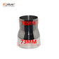 Size range 51mm to 89mm Universal Stainless Steel Straight Adapter Reducer Car Motorcycle Exhaust Muffler Pipeline Welded Pipe