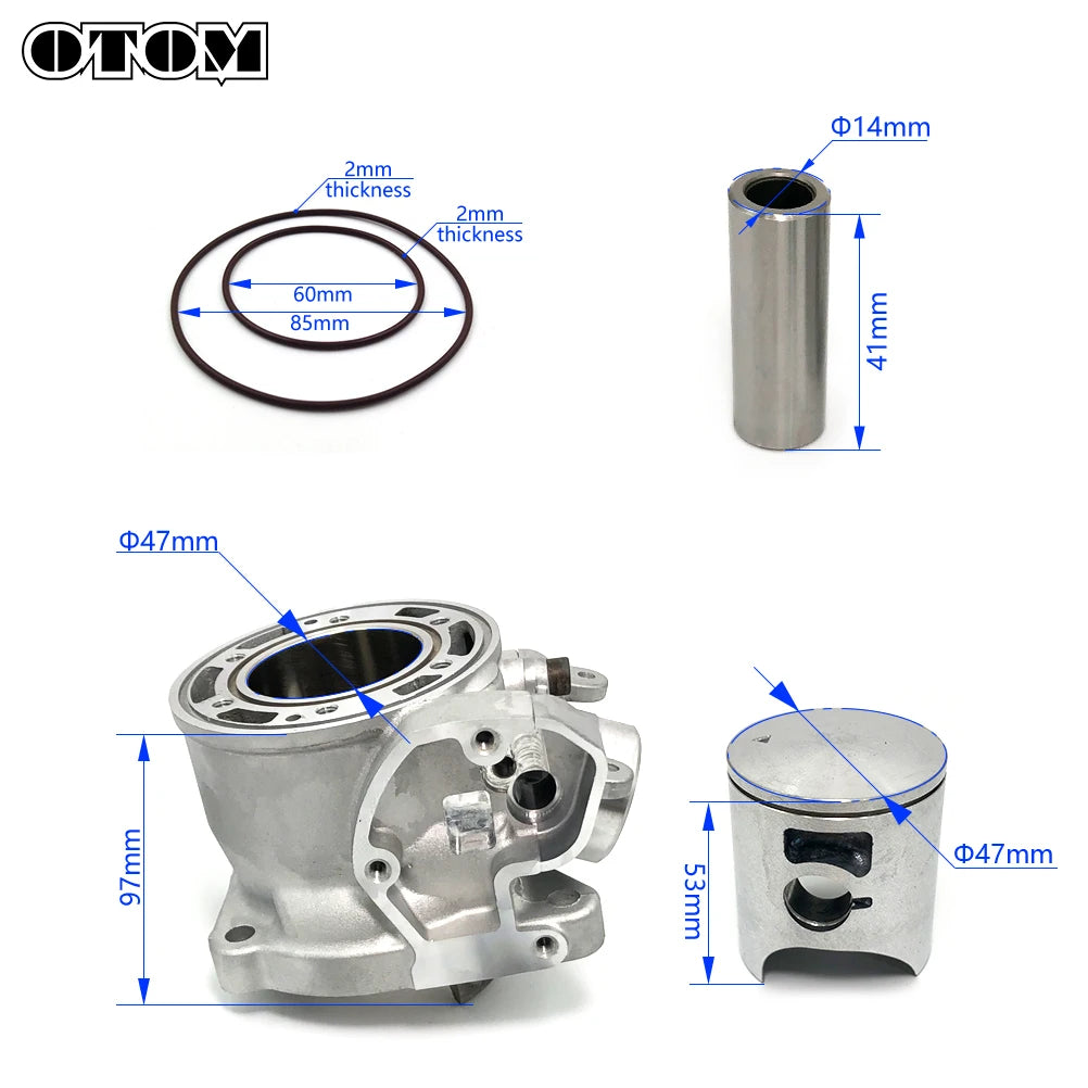 Kit cylindre piston complet — KTM SX85 / Husqvarna TC85 2013-2017