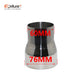 Size range 51mm to 89mm Universal Stainless Steel Straight Adapter Reducer Car Motorcycle Exhaust Muffler Pipeline Welded Pipe