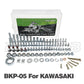 Kit visserie carénage plastiques — Kawasaki KX KLX KXF 80-450 2003-2025