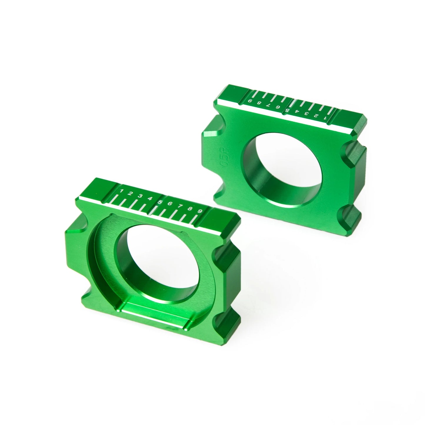 Blocs d'axe de roue arrière réglage chaîne — Kawasaki KX125 KX250 KXF250 KXF450 KLX450R