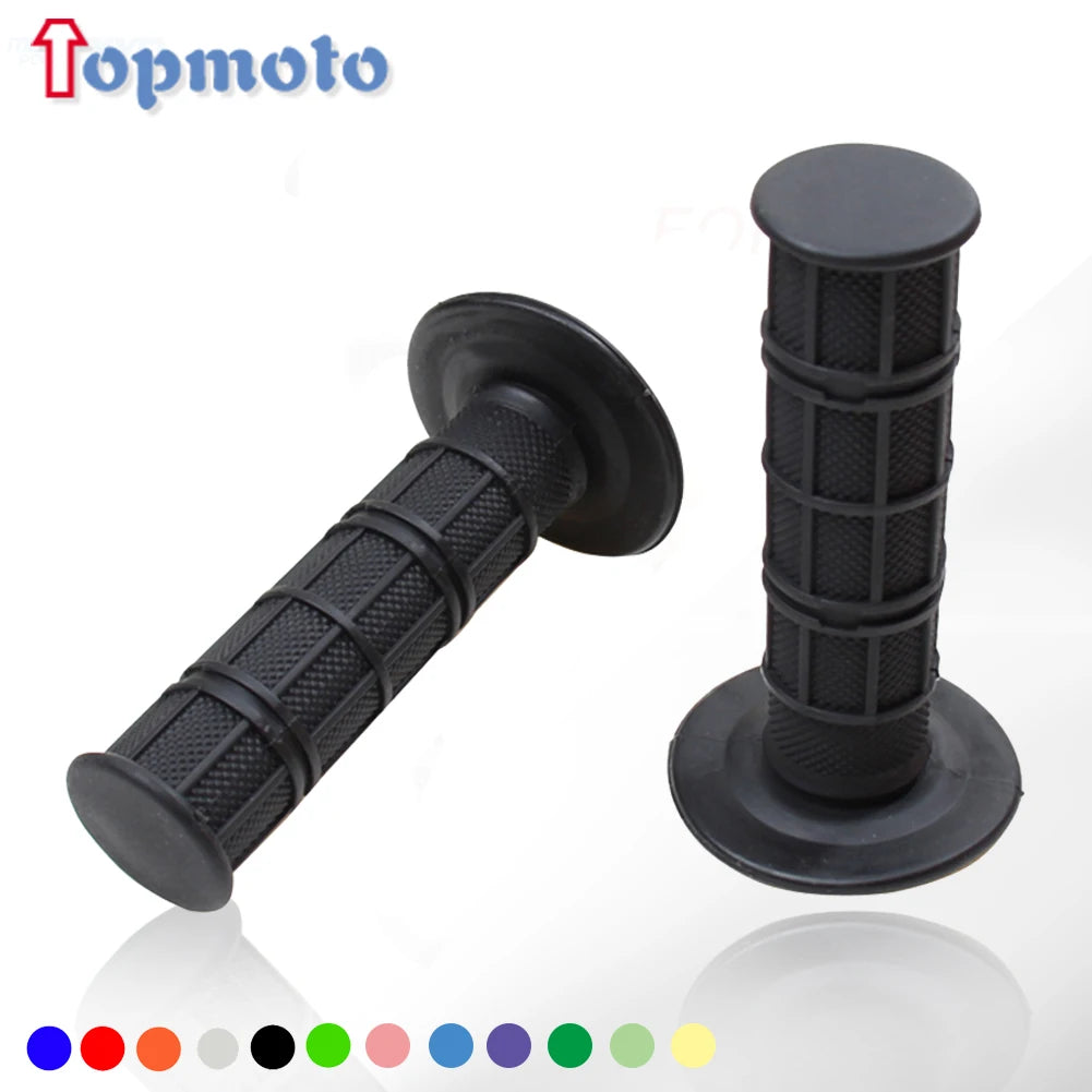 22mm 24mm Motorcycles Grip Dirt Bike Grips 7/8" Rubber Biker Scooter Handle Grip For Handlebar Mx Pillow Top Throttle 22mm Bar