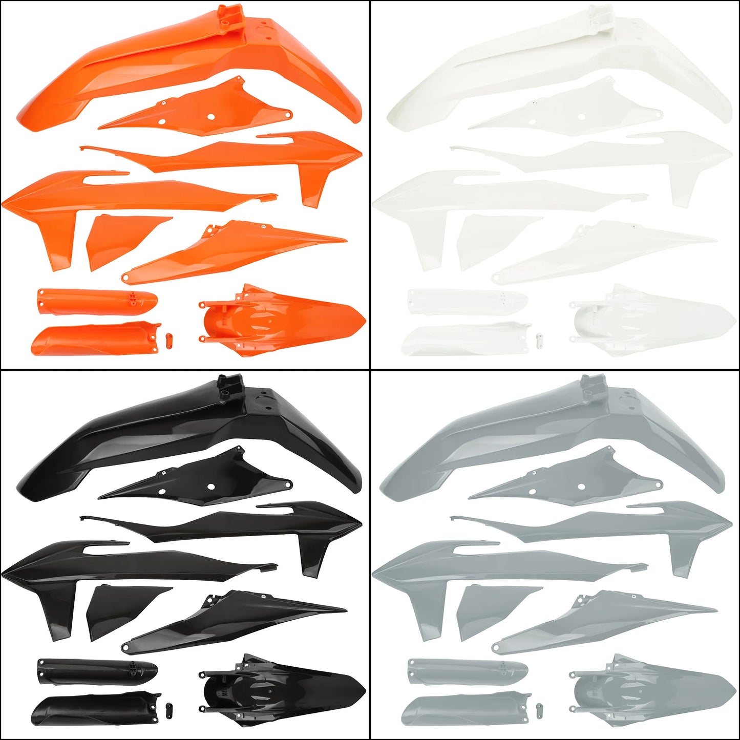 Kit plastiques complet carénage — KTM EXC EXCF XC SXF 150-500