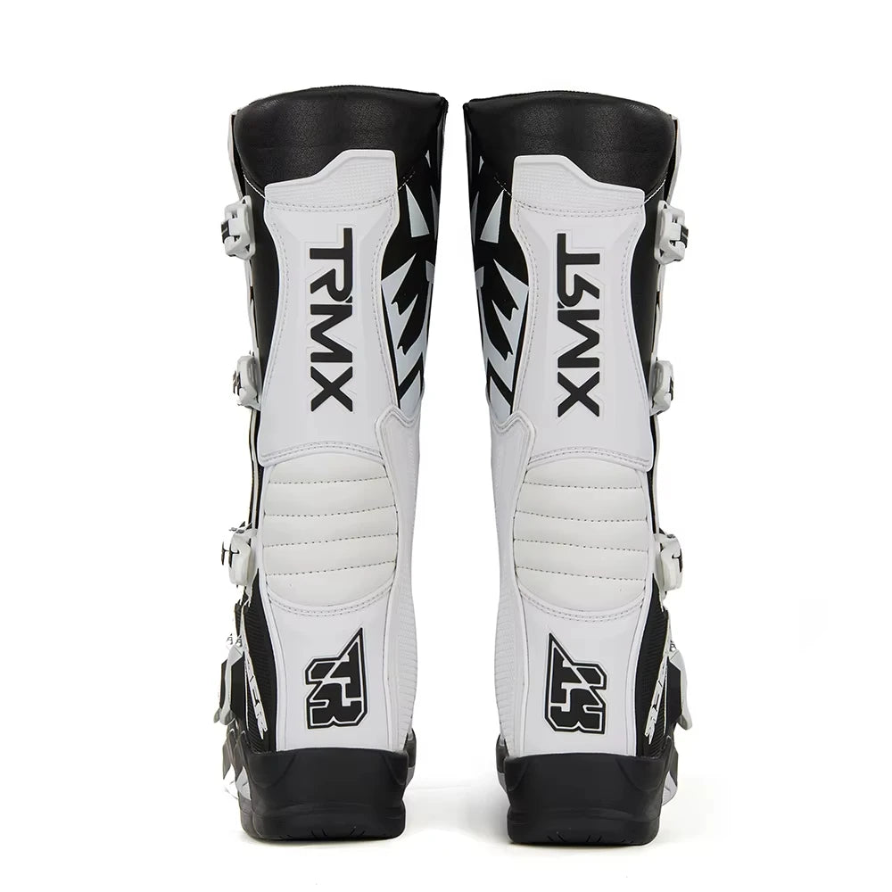 Professional Outdoors Motocross Racing Long Boots  Anti Slip Breathable Motos Shoes Men's Motorcycle Protective Boots