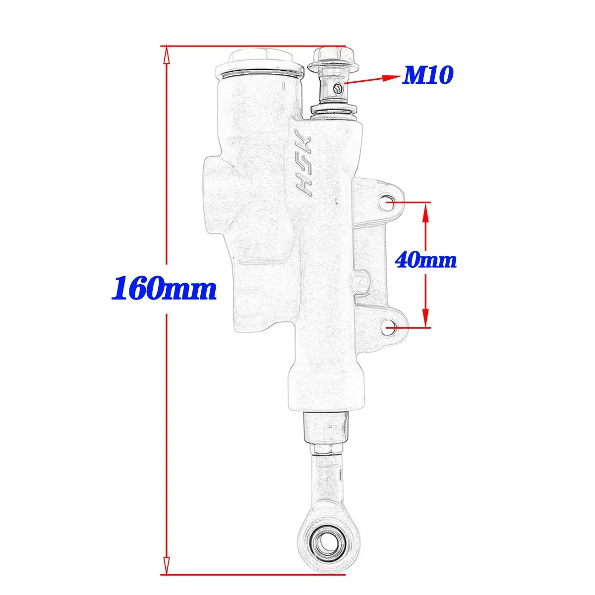 Maître-cylindre frein arrière — KTM EXC SX XC XCW EXCF SXF 125-500 2004-2023