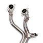 For CRF1100L CRF1100 Motorcycle Exhaust Modify Stainless Front Mid Link Pipe Original Interface Off Road Moto