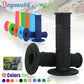 22mm 24mm Motorcycles Grip Dirt Bike Grips 7/8" Rubber Biker Scooter Handle Grip For Handlebar Mx Pillow Top Throttle 22mm Bar