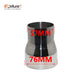 Size range 51mm to 89mm Universal Stainless Steel Straight Adapter Reducer Car Motorcycle Exhaust Muffler Pipeline Welded Pipe