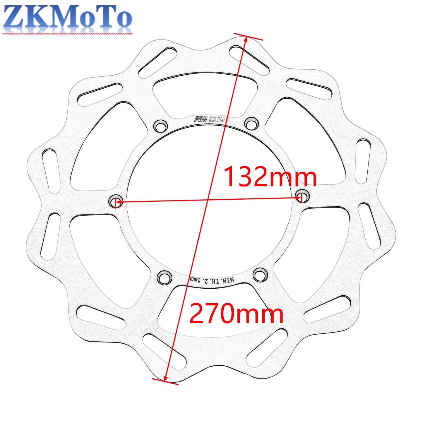 Disques de frein avant & arrière — Yamaha YZ125 YZ250 YZ250F YZ426F YZ450F WR 1998-2021