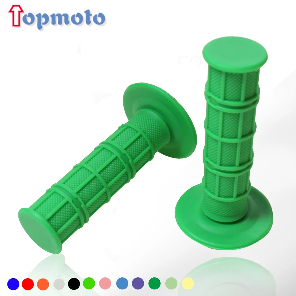 22mm 24mm Motorcycles Grip Dirt Bike Grips 7/8" Rubber Biker Scooter Handle Grip For Handlebar Mx Pillow Top Throttle 22mm Bar