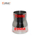 Size range 51mm to 89mm Universal Stainless Steel Straight Adapter Reducer Car Motorcycle Exhaust Muffler Pipeline Welded Pipe