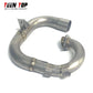 TitaniumAlloy OEM Exhaust Pipe For Yamaha YZF250 YZ250F Exhaust System YZ250FX WR250F Exhaust Muffler Motorcross Escape Moto