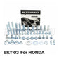 Kit visserie carénage plastiques — Kawasaki KX KLX KXF 80-450 2003-2025