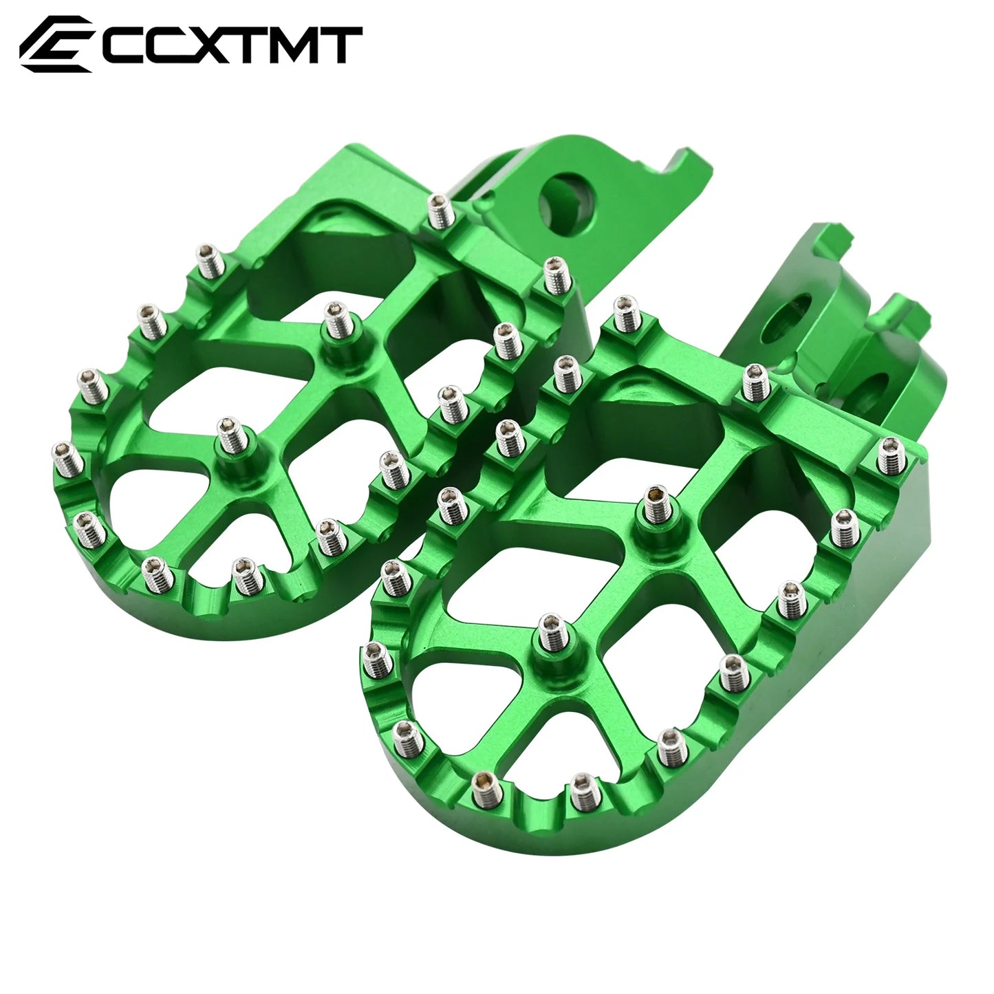 Repose-pieds CNC aluminium — Kawasaki KX KXF 65-450 2003-2023